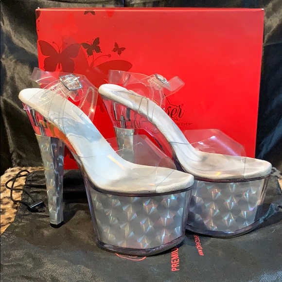 Pleaser Shoes - ⬇️ Pleaser hologram heels Size 9
